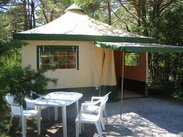 Lodge ingerichte tent